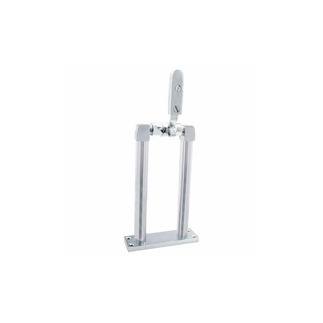 11" Chrome air horn valve lever with stand set