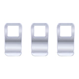 Chrome Switch Cover For Kenworth T680, T880, W990 - Set of 3