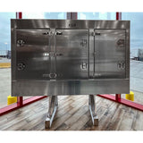 78" X 68" Cab Rack with 3 Doors, 2 Chain Hangers, 1 Shelf