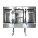 78" X 68" Cab Rack with 3 Doors, 2 Chain Hangers, 1 Shelf