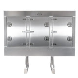 78" X 68" Cab Rack with 3 Doors, 2 Chain Hangers, 1 Shelf