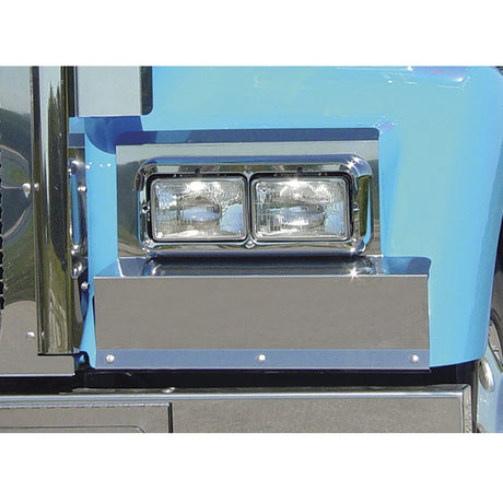 Kenworth W900L solid mount fender guards for semi trucks