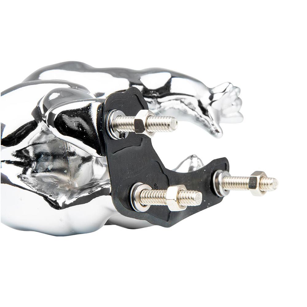 Gorilla King Chrome Hood Ornament