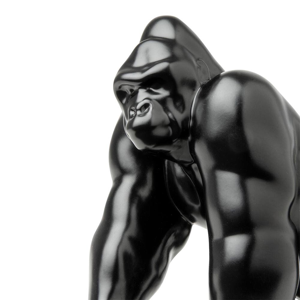 Gorilla King Black Hood Ornament