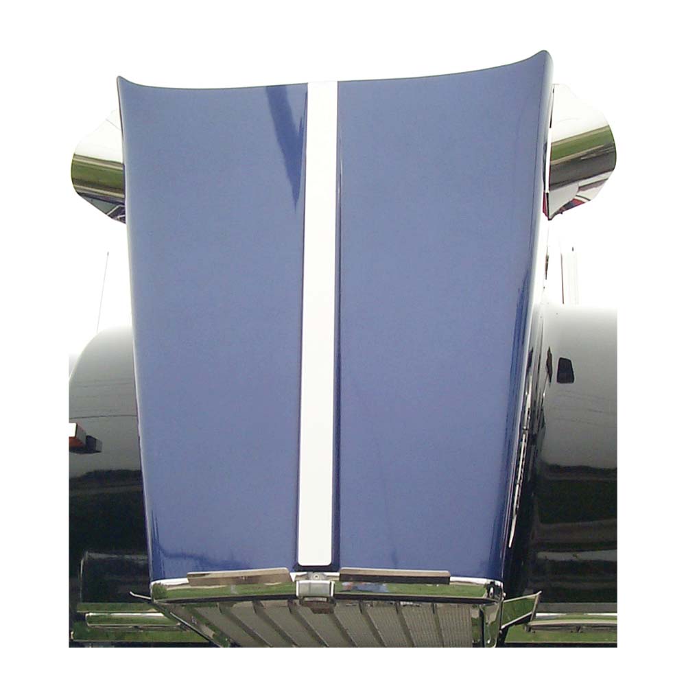 Kenworth Center Hood Trim W900L Curved Windshield