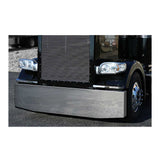 Blind Mount 18" Tapered Boxed End Stainless Steel Bumper with Recessed Plate Holder