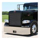 Blind Mount 18" Tapered Boxed End Stainless Steel Bumper with Recessed Plate Holder