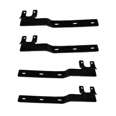 Low air single axle fender hidden bracket kit - mounts 2 fenders