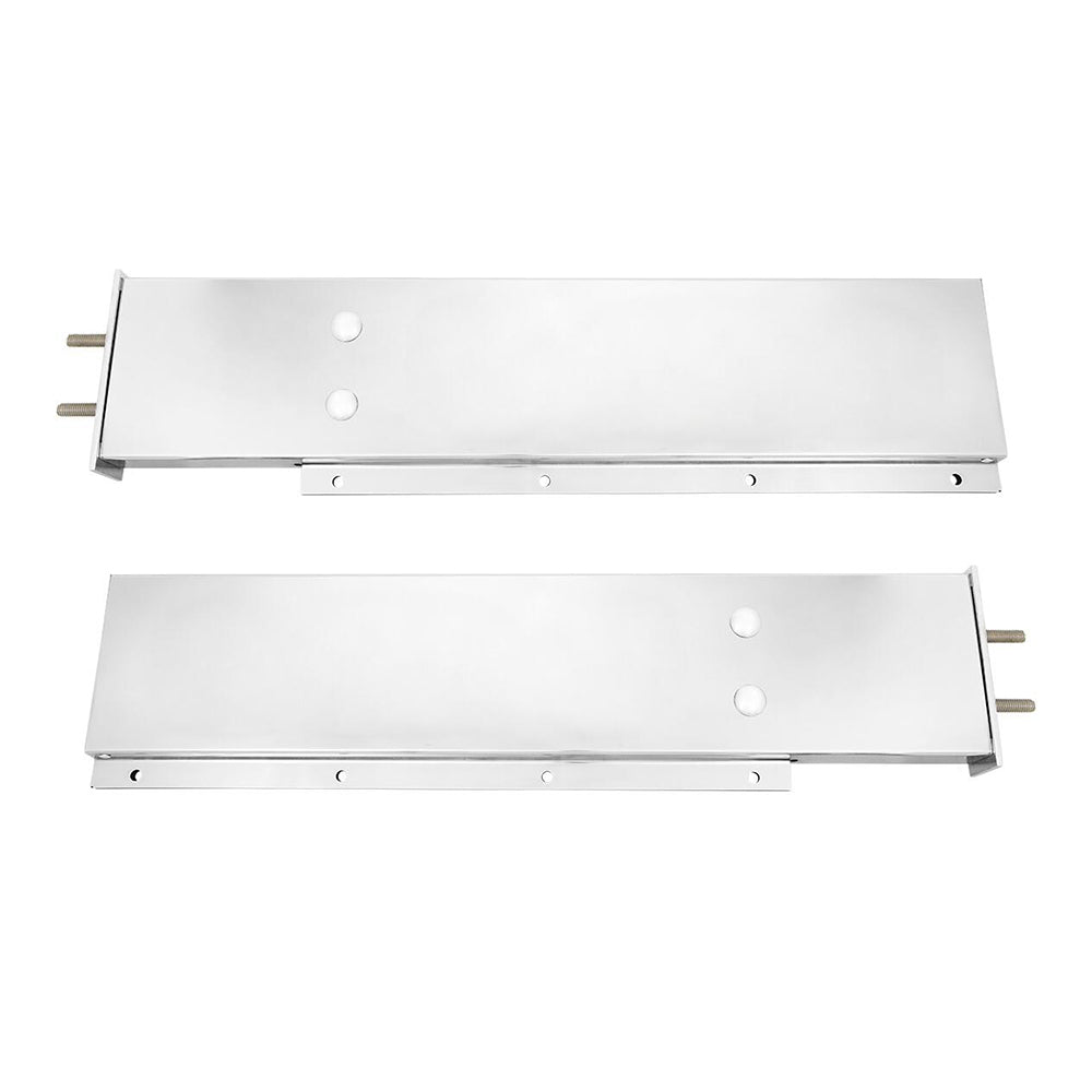 Stainless Steel Spring-Loaded Mudflap Hanger with 2.5" Spacing