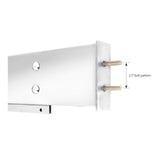 Stainless Steel Spring-Loaded Mudflap Hanger with 2.5" Spacing