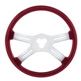 18" Vibrant 4-Spoke Steering Wheel