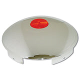 Chrome Front Hubcap with Reflector, 1" Lip