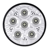 5" Chrome Round Spot Beam 6 LED Work Light