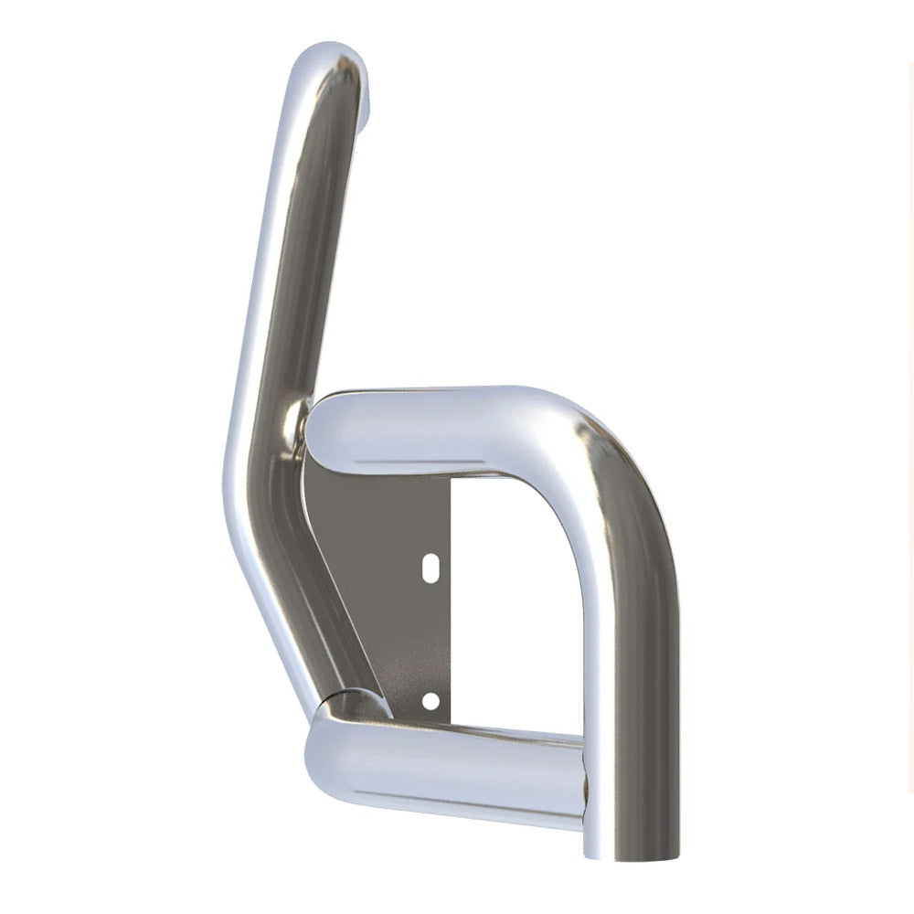 Tuff Guard II Polished Stainless Grill Guard with 38-Degree Bend