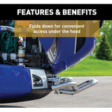 Tuff Guard II Polished Stainless Grill Guard with 38-Degree Bend