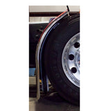 38" 14-Gauge Stainless Steel Quarter Fenders with Mirror Finish