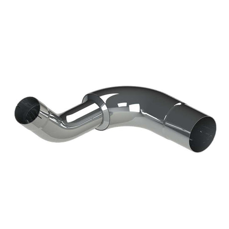 Kenworth W900B over frame 8-5" right chrome elbow for semi trucks