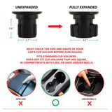 Two Cups Cup Holder with Swivel Tray