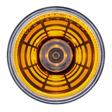 2-1/2" Abyss 4 LED light (clearance/marker) - amber LED/Clear lens