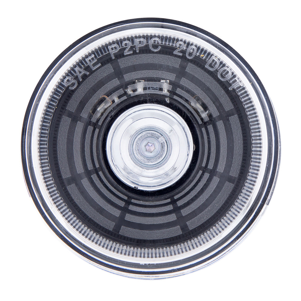 2-1/2" Abyss 4 LED Light (Clearance/Marker) - Red LED/Clear Lens