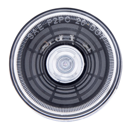 2-1/2" Abyss 4 LED light (clearance/marker) - red LED/Clear lens, close-up