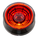 2-1/2" Abyss 4 LED Light (Clearance/Marker) - Red LED/Clear Lens
