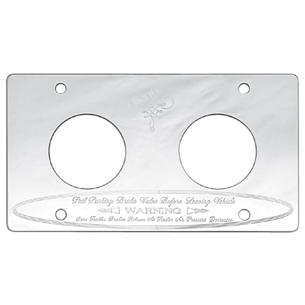 Peterbilt Large Brake Valve Statement Plate