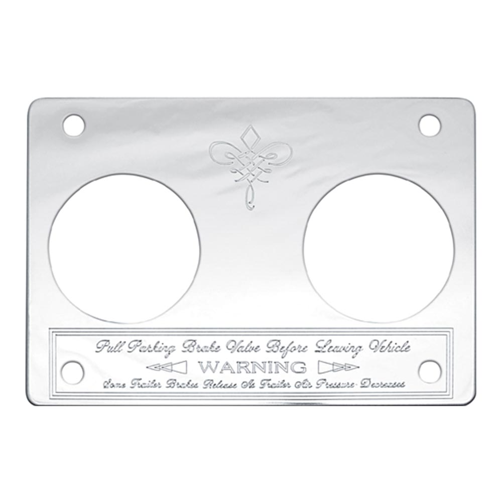 Peterbilt Small Parking Brake Statement Plate