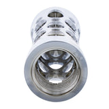 "Daytona" 9/10 Speed Gearshift Knob With Chrome Thread-on Adapter - Vertical