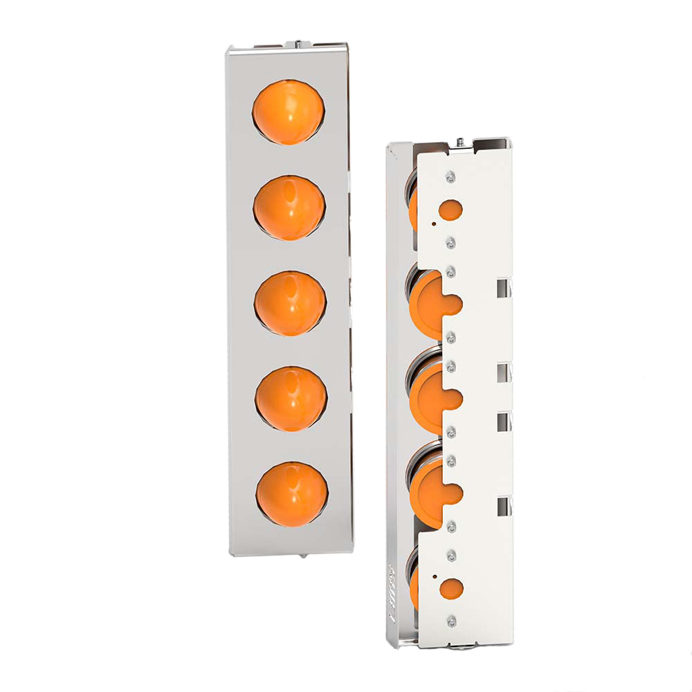 Peterbilt Watermelon LED Front Air Cleaner Light Bars