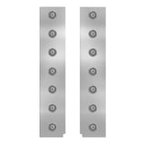 Peterbilt 15" Front Air Cleaner Light Bars with Mini Watermelon Lights
