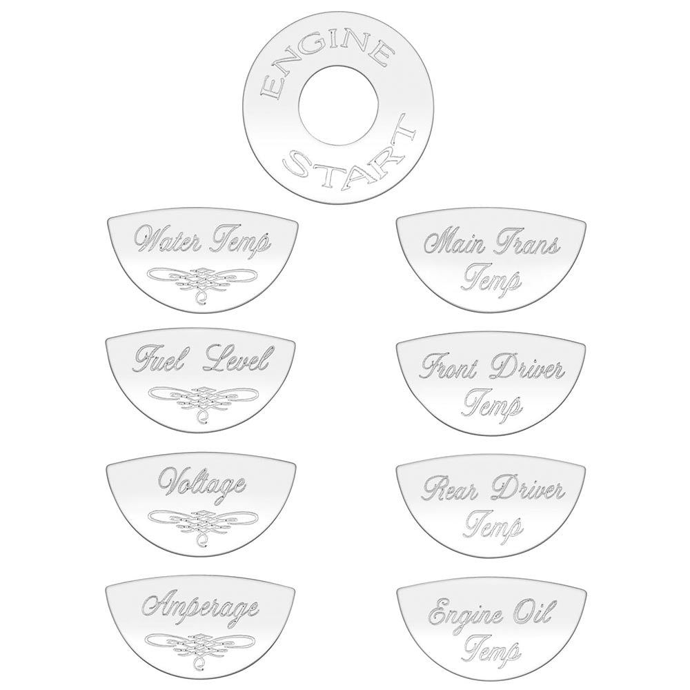 Peterbilt Master Pack B Gauge Label Emblems