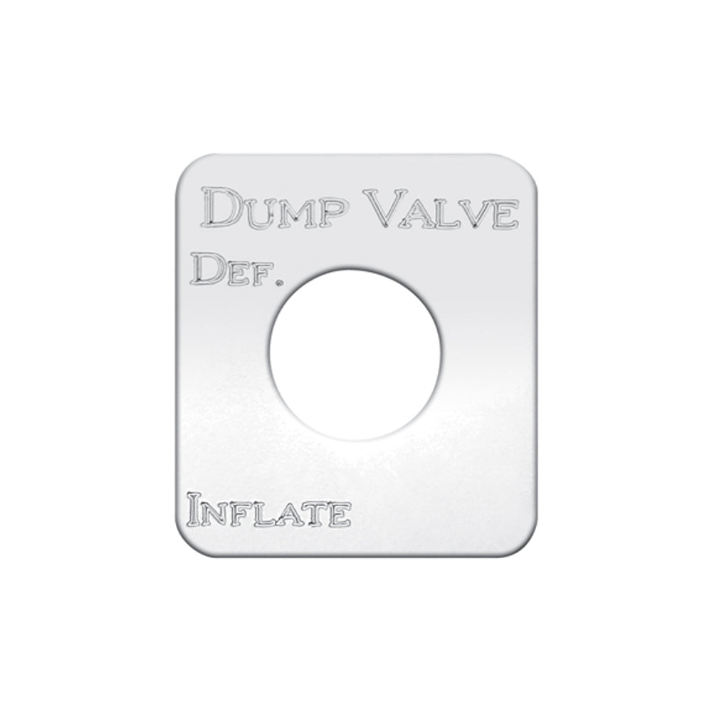 KW SWITCH PLATE-DUMP VALVE