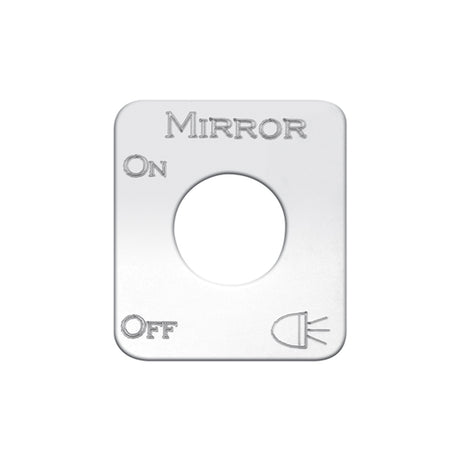 KW Switch Plate - Mirror Lights