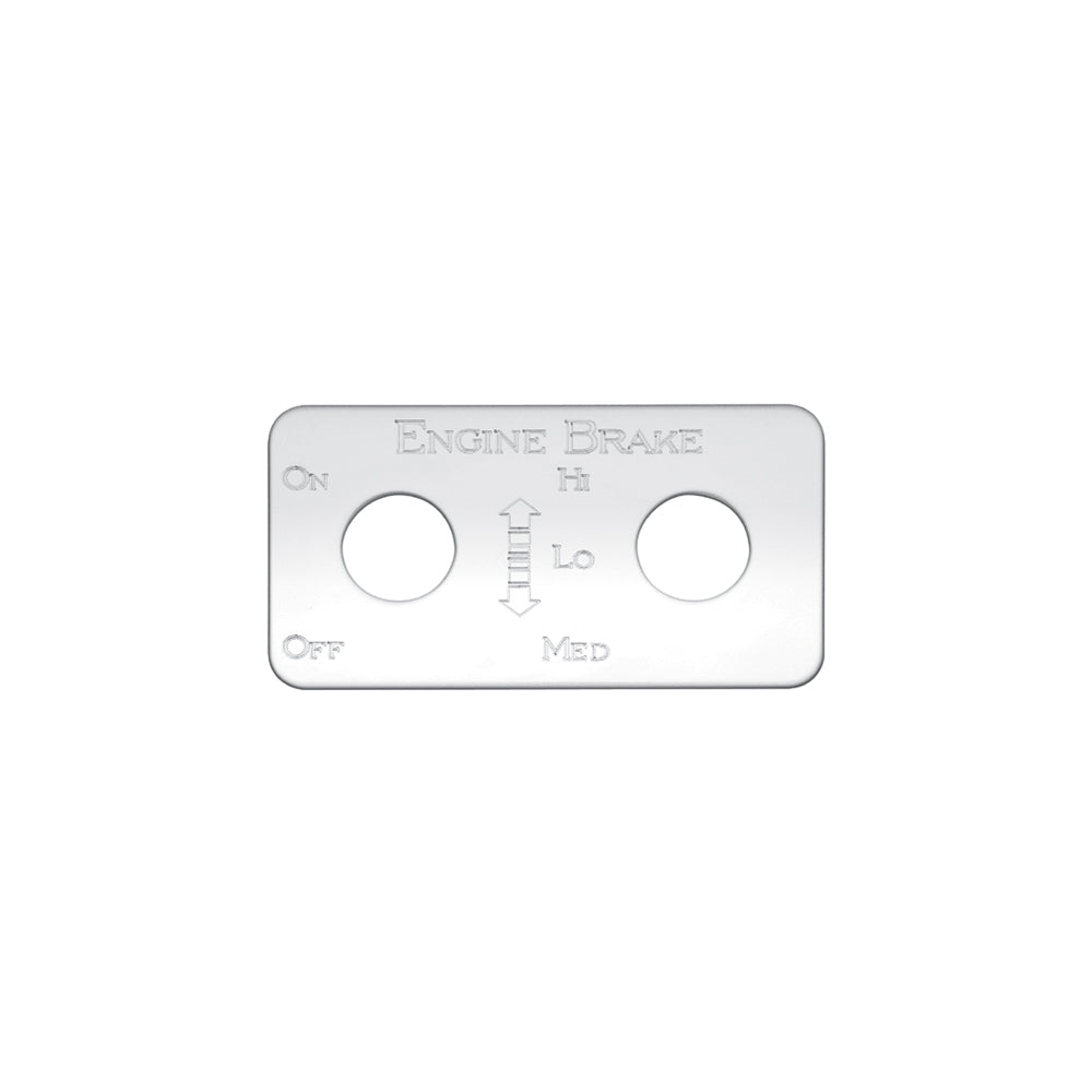 KW SWITCH PLATE-ENGINE BRAKE-HI/LO/MED