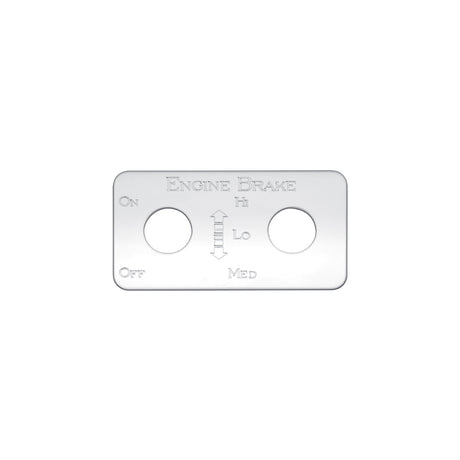 KW Switch Plate-engine Brake-hi/lo/med