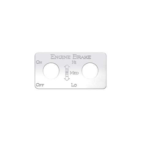 KW Switch Plate-engine Brake-hi/med/lo