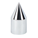1-1/8" Chrome Plastic Spike Nut Cover - Push On 10PK