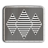 Kenworth W900L Triple Diamond Louvered Grill