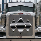 Kenworth W900L Triple Diamond Louvered Grill