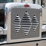Kenworth W900L Triple Diamond Louvered Grill