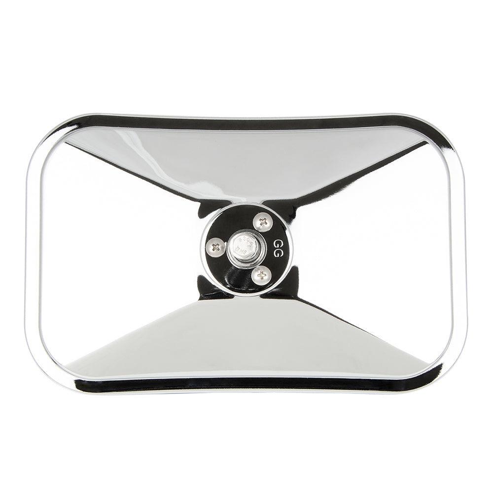 Chrome 8-1/2" x 5-1/2" Convex Spot Mirror