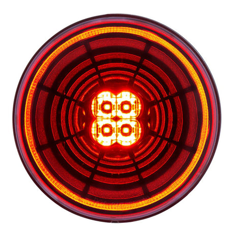 Detail of 4" 13 LED round Abyss light