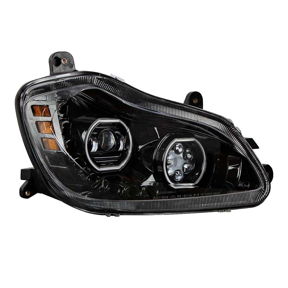 Kenworth T680 Black 10 LED Headlight – Iowa 80