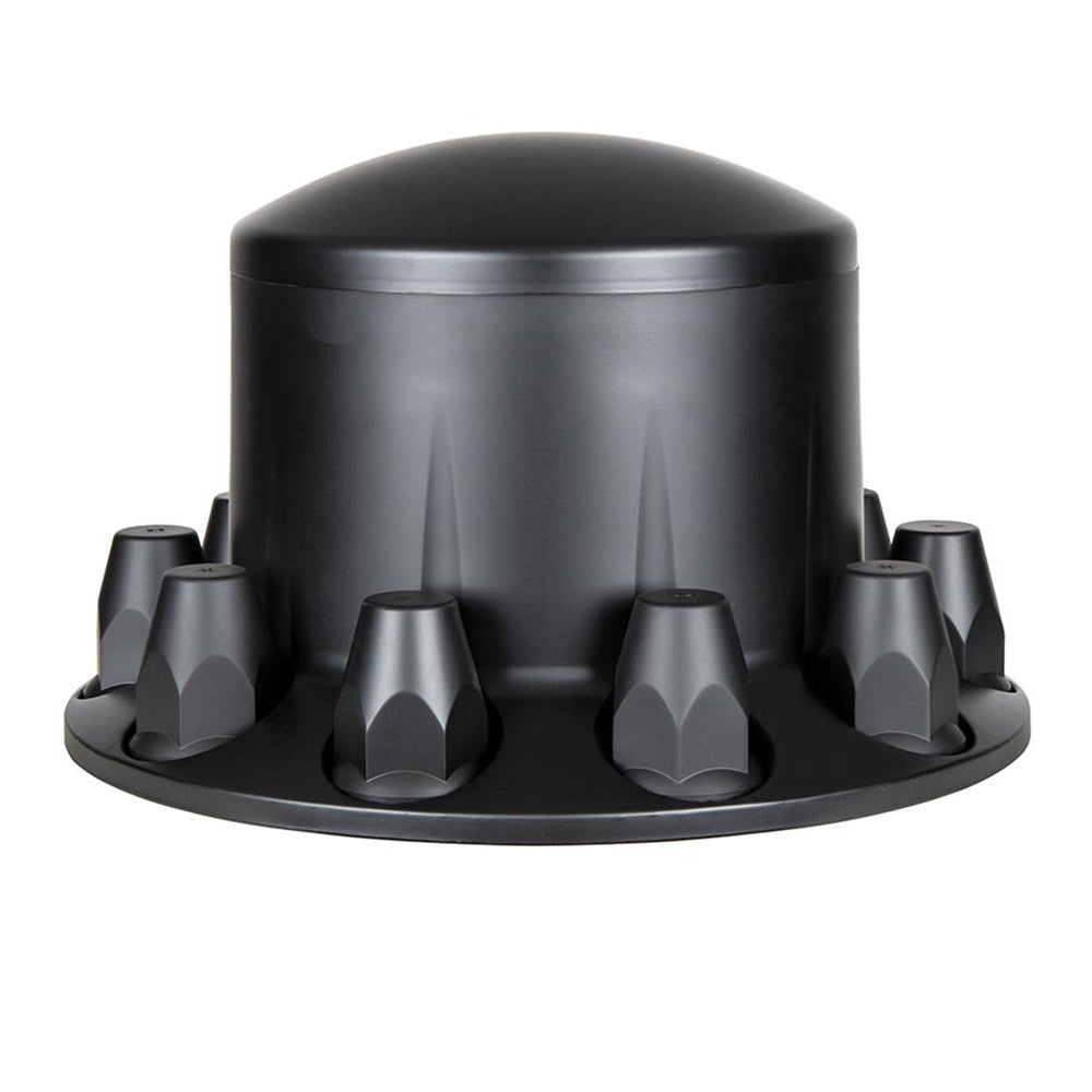 Matte Black Dome Axle Cover Combo with 33mm Nut Covers