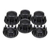 Matte Black Cone Axle Cover Combo with 33mm Nut Covers