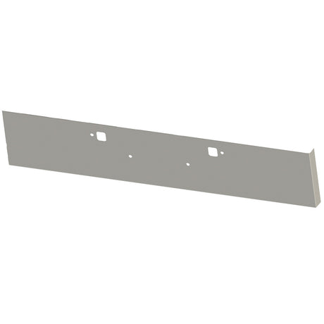 18" Boxed end chrome plated bumper with tow holes for Peterbilt and Kenworth for semi trucks