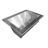 18" Merritt Dyna Deck Slide-In Rail Recessed Airline Box with Air Lines, Two 7-Way Configuration