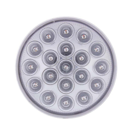 4" Red/amber double Fury stop/tail/turn/warning LED light, closer view