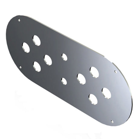 Peterbilt, Kenworth above door SS dome light panel for 8 mini watermelon lights for semi trucks